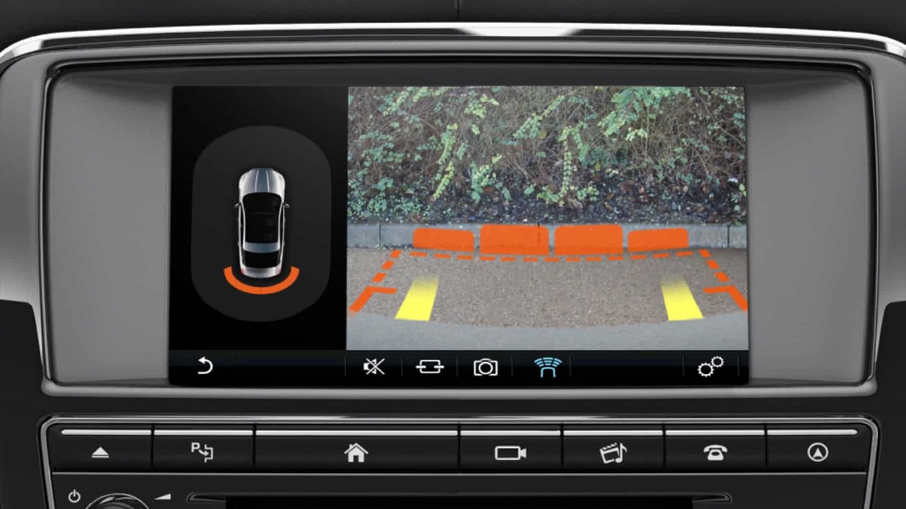  Jaguar XJ's InControl Touch Pro: Parking Aid System information video.