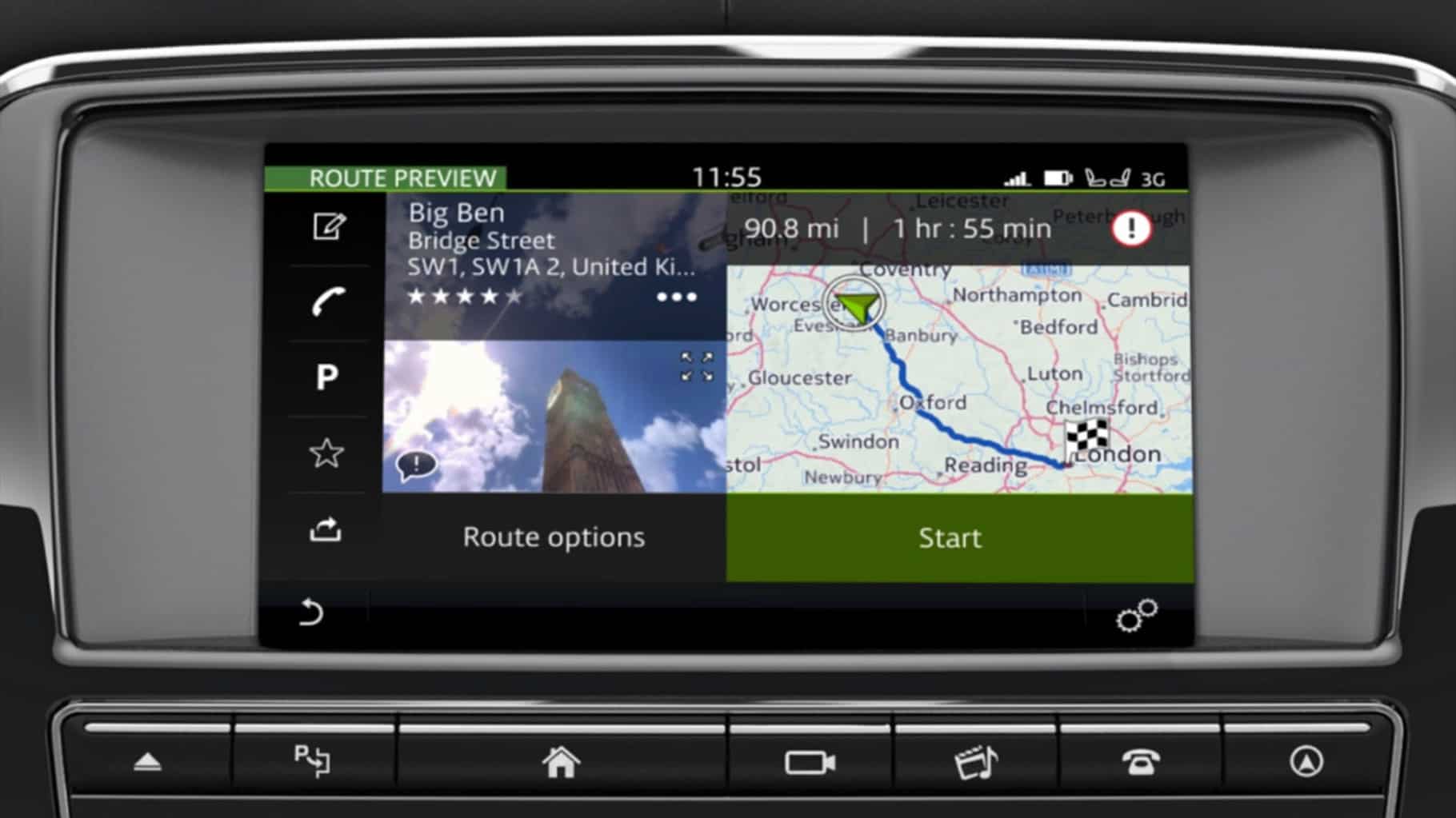 Jaguar XJ's InControl Touch Pro: Navigation - Entering a Destination information video.
