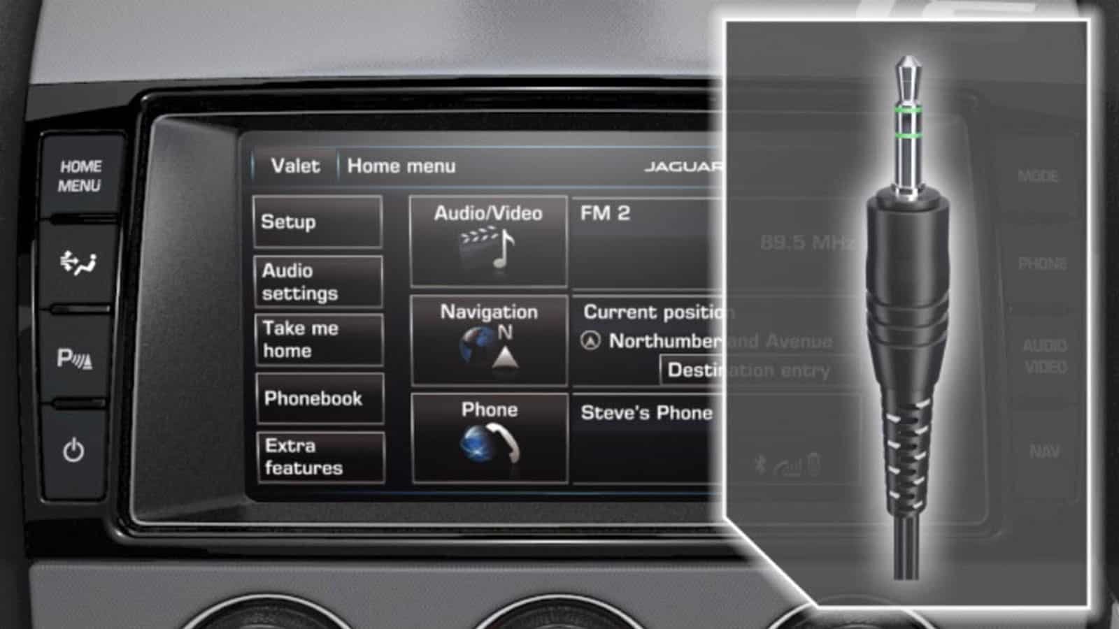 Audio Connectivity Via Aux On-Screen Display